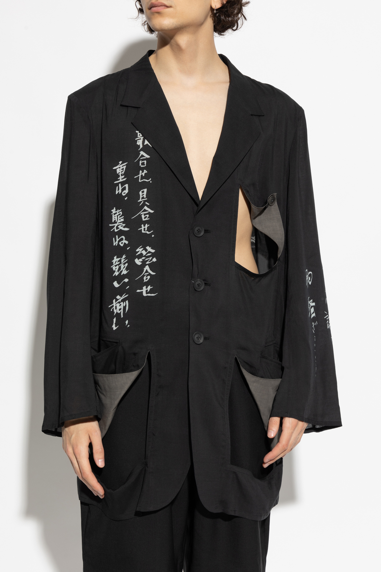 ジャケット・アウター archive Yohji Yamamoto tailored jacket Archive Yohji Yamamoto Signature Jacket Men Japan Brand